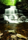 Feng Shui Wasserfallposter - Seelentiefe