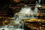 Feng Shui Wasserfallposter - Goldene Treppe