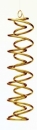 DNS-Spirale, Messing, 21 cm hoch